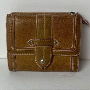 Sigrid Olsen Accessories Brown Leather Trifold Wallet
